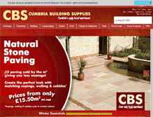 Tablet Screenshot of cumbriabuildingsupplies.co.uk